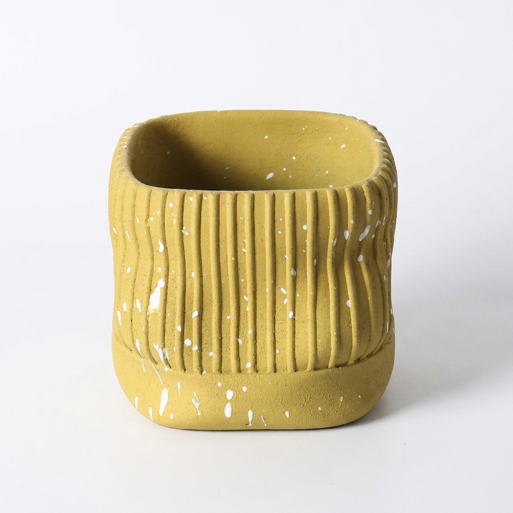 Der Künstler - Zement Übertopf